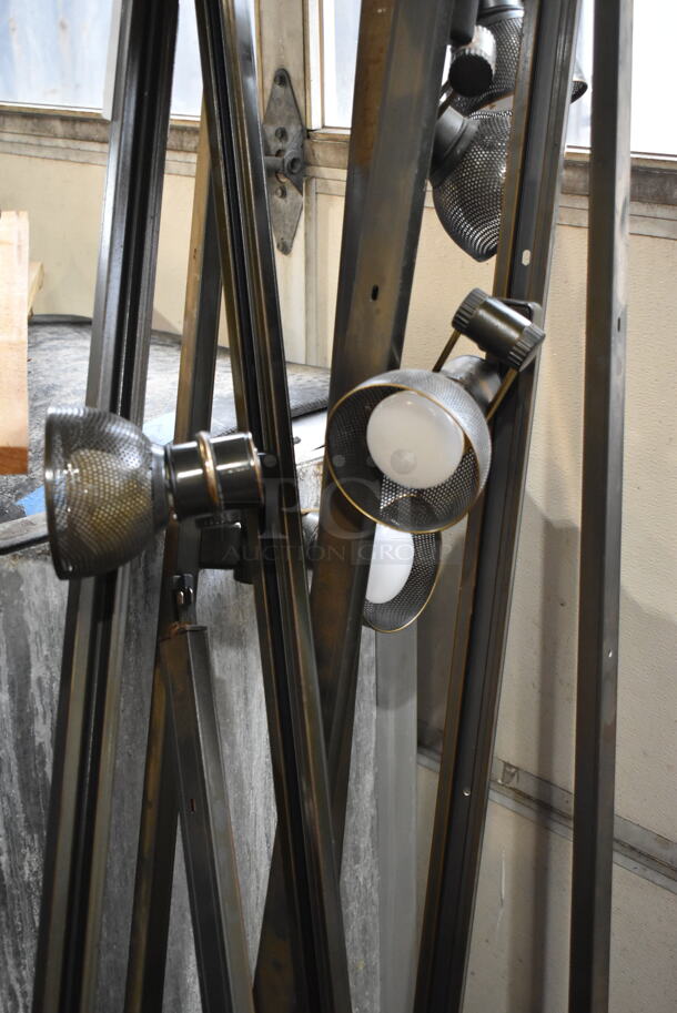 10 Track Lights on Metal Poles. 10 Times Your Bid! - Image 6 of 7