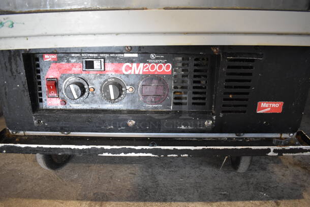 Metro CM2000 Metal Commercial Warming Holding Cabinet on Commercial Casters. 24.5x33x69.5. Cannot Test Due To Plug Style - Image 4 of 5