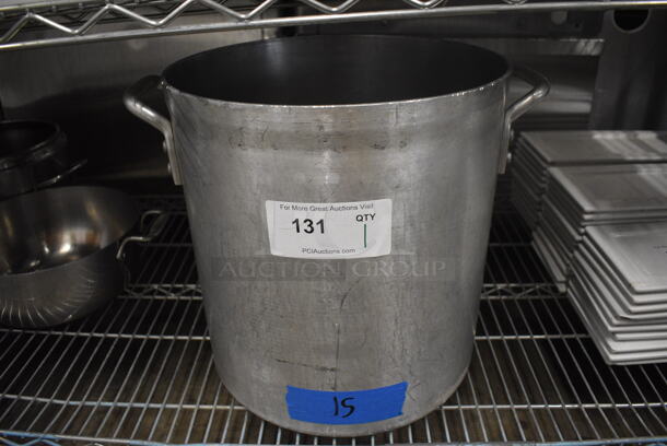 Metal Stock Pot. 16.5x13.5x14 - Image 1 of 3