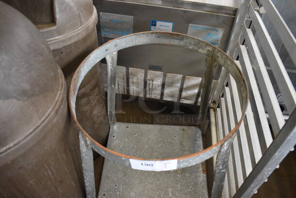 Metal Commercial Mixing Bowl Dolly on Commercial Casters. 19x19x24.5 - Image 2 of 3