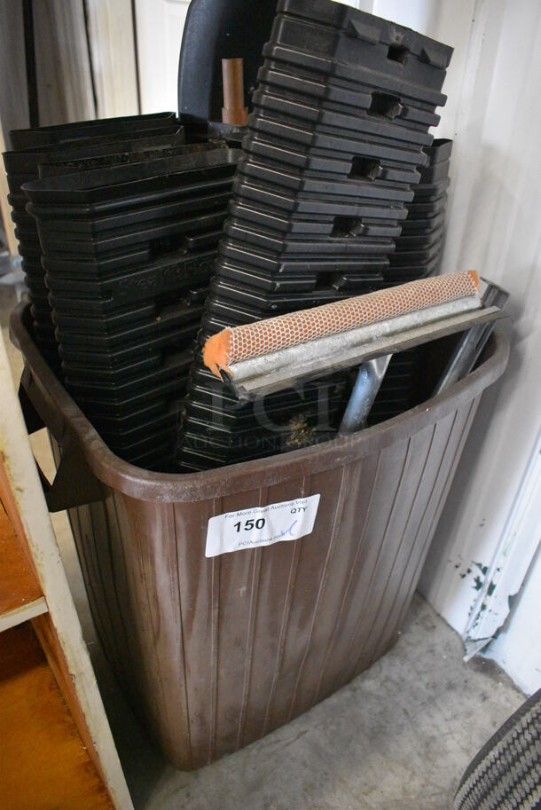 ALL ONE MONEY! Lot of Black Pieces in Brown Poly Bin!  - Image 4 of 4