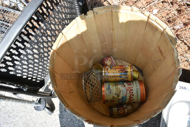 ALL ONE MONEY! Lot of 7 Various Items Including Barrel, Net and Cans - Image 2 of 5