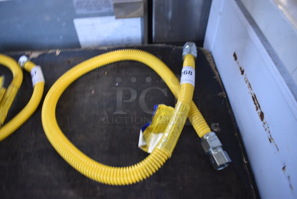 Yellow Gas Hose. 48" - Image 1 of 2