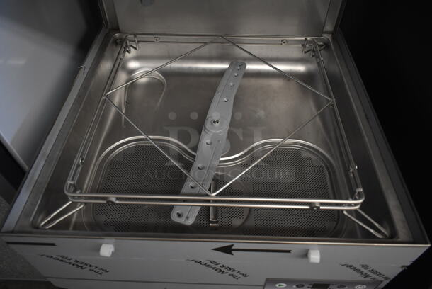 BRAND NEW SCRATCH AND DENT! 2022 Hobart Ecoline EDH-1 Stainless Steel Commercial Straight Pass Through Hi Temp High Temperature Dishwasher w/ Booster Heater. 208-240 Volts, 3 Phase. - Image 10 of 12