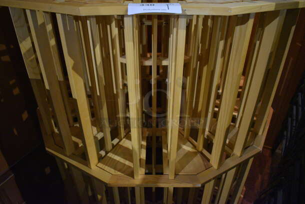 Wooden Fixture. BUYER MUST REMOVE. 45x45x48. (lounge) - Image 3 of 4