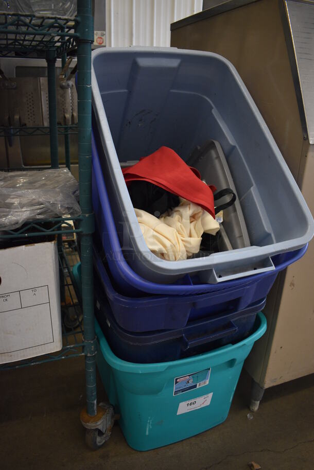 ALL ONE MONEY Lot of Various Poly Bins! Includes 23x15x16 - Image 2 of 4
