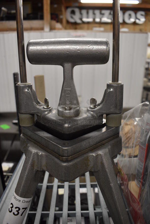 Metal Commercial Countertop Vegetable Cutter. 8x8x19 - Image 4 of 4