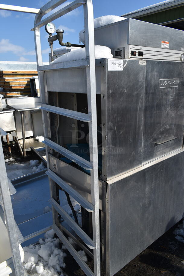 Metal Commercial Pan Transport Rack on Commercial Casters. - Image 3 of 3