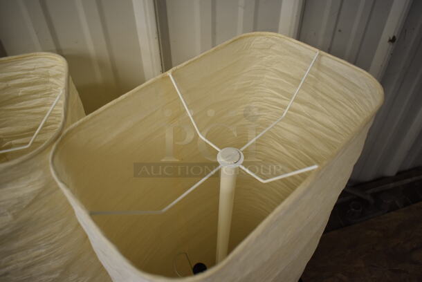 2 Ikea Floor Style Lamps. 13x8x58. 2 Times Your Bid! Tested and Working! - Image 3 of 4