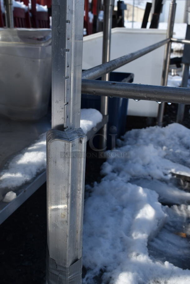 Metal Portable Pan Rack on Commercial Casters.  - Image 3 of 5