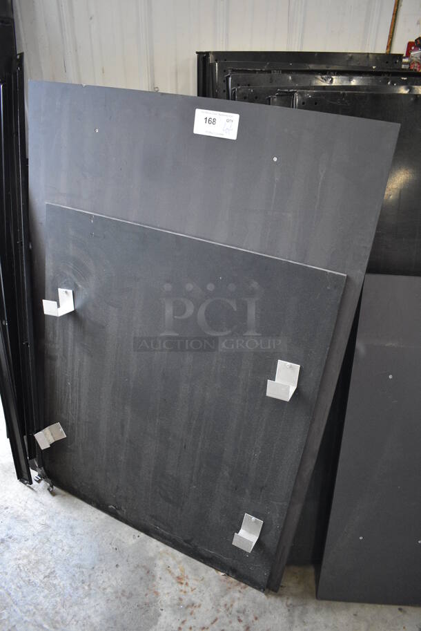 ALL ONE MONEY! Lot of Various Black Panels Including Metal Shelves! - Image 3 of 7