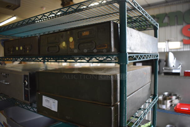 4 Green Metal 2 Drawer Units. 16x24x4. 4 Times Your Bid! - Image 3 of 5