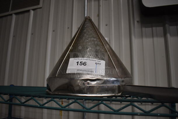 Metal China Cap Strainer. 21x12x12 - Image 2 of 2