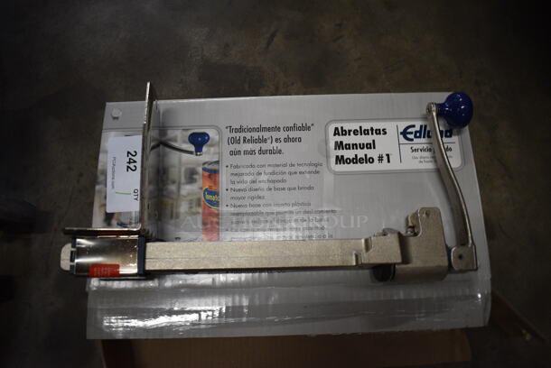 BRAND NEW IN BOX! Edlund Model #1 Metal Commercial Can Opener and Mount. 10x5x19 - Image 1 of 4