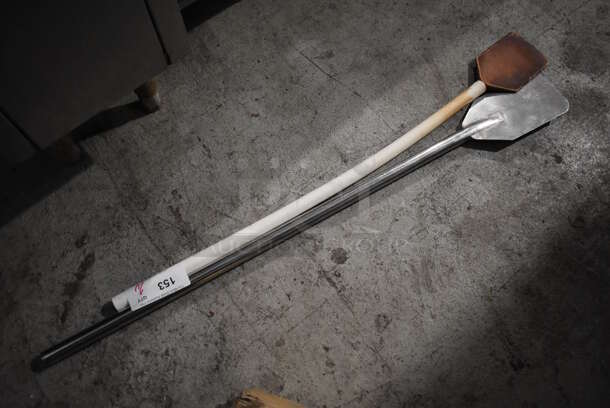 2 Long Handled Mixing Paddles. 40", 43". 2 Times Your Bid! - Image 1 of 3
