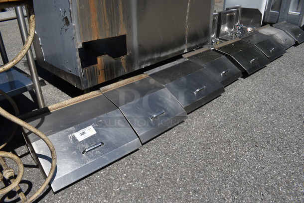8 Stainless Steel Filters for Grease Hood. Includes 19x12x17. 8 Salvajor Model 200 Stainless Steel Commercial Garbage Disposal. 208/230/480 Volts, 3 Phase.  12x14x16 - Image 1 of 3