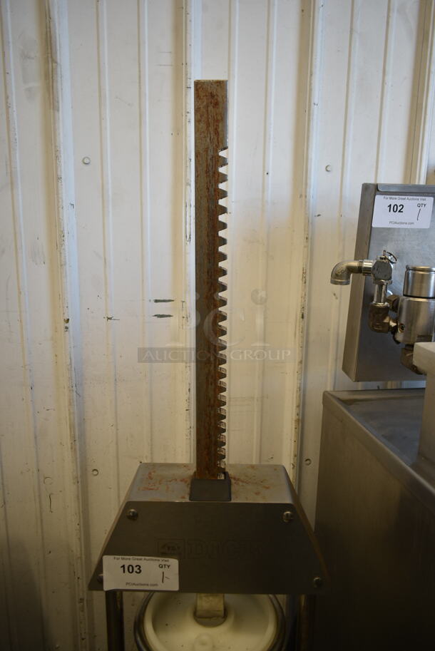 F. Dick Stainless Steel Commercial Manual Sausage Stuffer. - Image 3 of 4