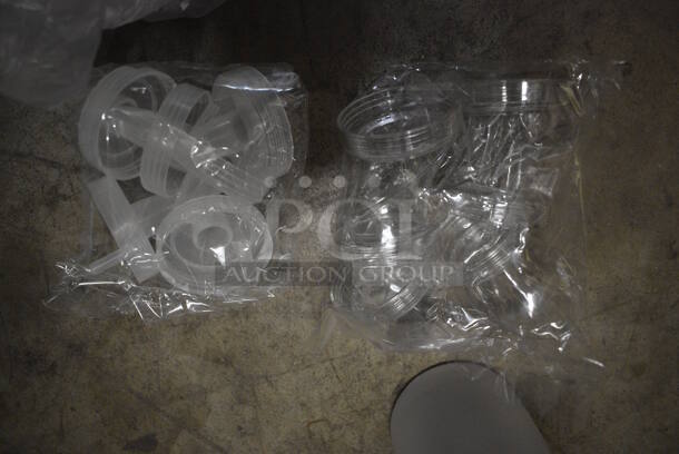 ALL ONE MONEY! Lot of 6 BRAND NEW IN BOX! Salad Dressing Bottles w/ Pourer Lids. 3.5x3.5x11 - Image 4 of 5