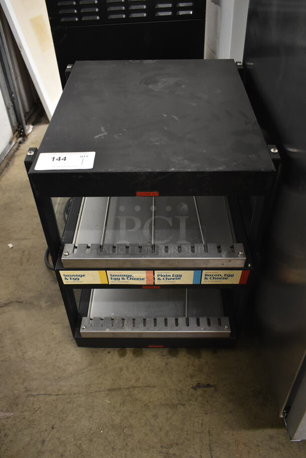 2011 Nemco 6480-18S Metal Commercial Countertop 2 Tier Warming Display Case Merchandiser. 120 Volts, 1 Phase. Tested and Working! - Image 1 of 6
