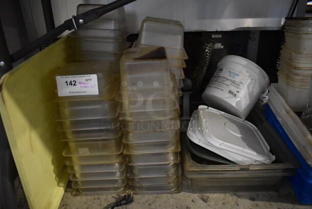 ALL ONE MONEY! Lot of Various Items Including Poly Drop In Bins, Poly Bins, Seasoning Shakers, Stainless Steel Drop In Bins - Image 6 of 6