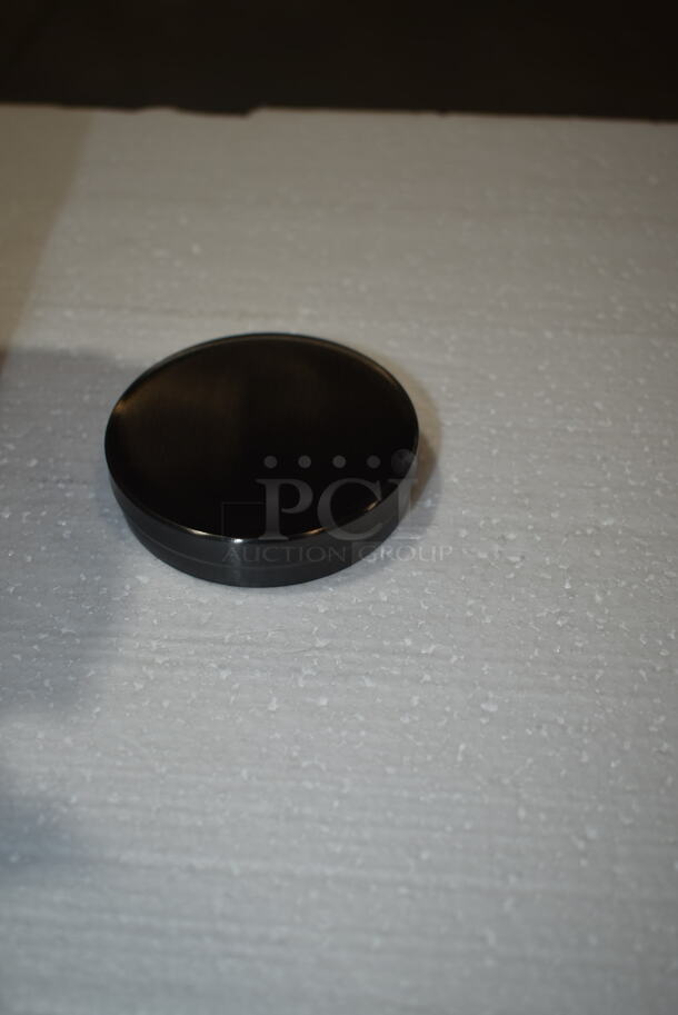 Box of 12 BRAND NEW! room360 RJR024BKS23 10 oz. Round Matte Black Stainless Steel Jar Lid - Image 4 of 8