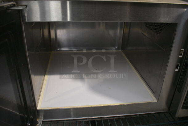 Amana Stainless Steel Commercial Countertop Microwave Oven. 21.5x18.5x14 - Image 5 of 5