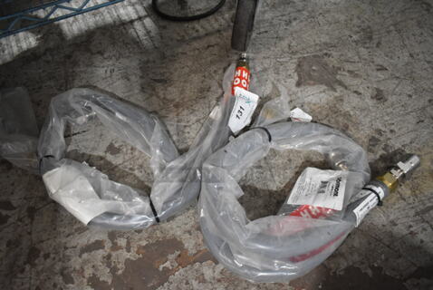 2 BRAND NEW! Dormont W75BP60/W50BP60 Water Hose. 2 Times Your Bid!