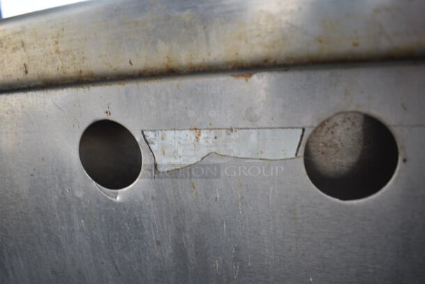 Stainless Steel Commercial Steam Table w/ Under Shelf.  - Image 4 of 4