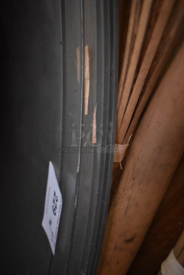 ALL ONE MONEY! Lot of 6 Round Panes. BUYER MUST REMOVE. (shed #3) - Image 2 of 3