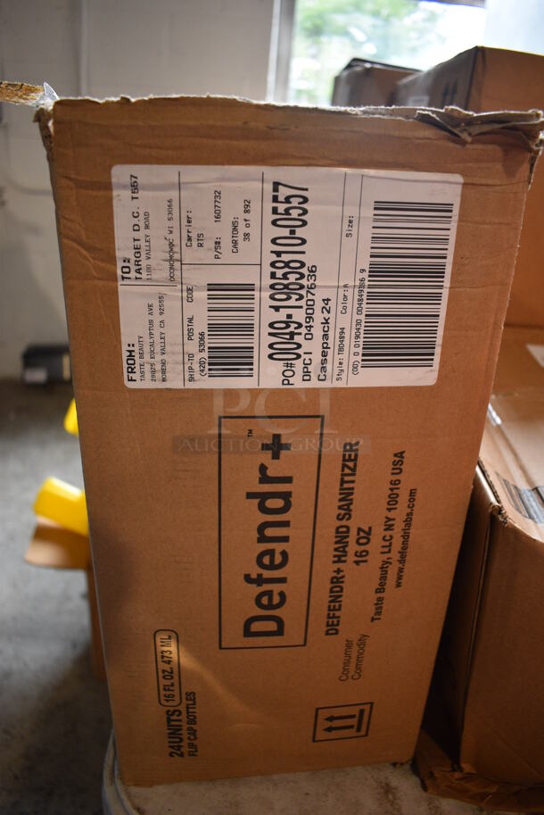 ALL ONE MONEY! Lot of Defendr Hand Sanitizer Bottles! 3.5x2x8 - Image 3 of 3