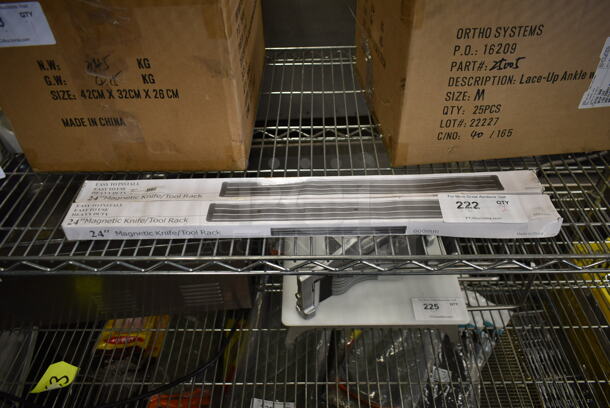 2 BRAND NEW IN BOX! Magnetic Knife Strips. 2 Times Your Bid! - Image 1 of 3