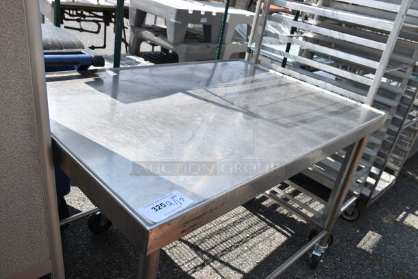 Stainless Steel Table on Commercial Casters.  - Image 4 of 4