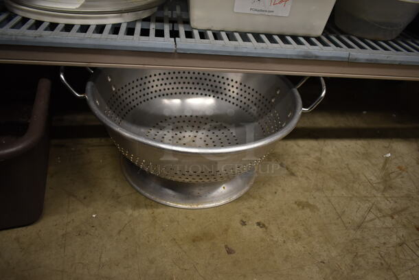 ALL ONE MONEY! Lot of Various Items Including Poly Bin and Metal Colander - Image 4 of 4