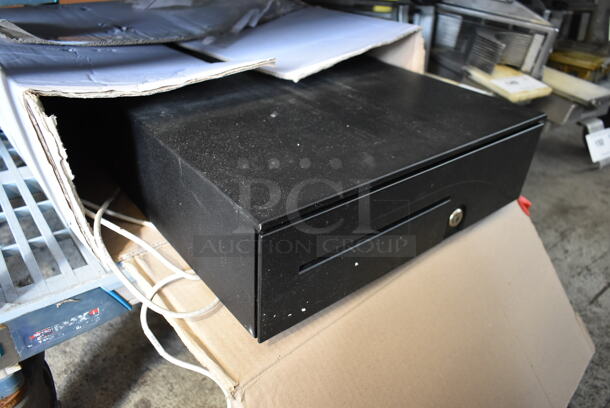 IN ORIGINAL BOX! Black Metal Cash Drawer. - Image 2 of 4
