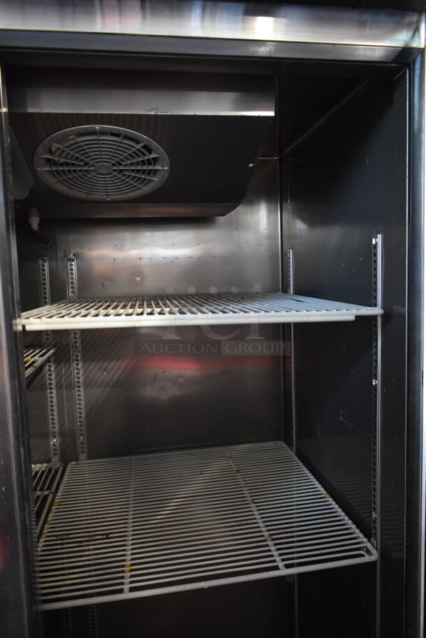 Turbo Air M3R47-2 Stainless Steel Commercial 2 Door Reach In Cooler w/ Poly Coated Racks. 115 Volts, 1 Phase. Tested and Working! - Image 5 of 7