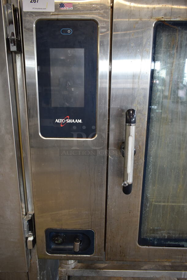 2016 Alto Shaam CTP10-10E Stainless Steel Commercial Electric Powered Combitherm Convection Oven on Metal Equipment Stand. 208-240 Volts, 3 Phase. - Image 3 of 6