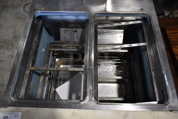 2016 Delfield D4432N-12M Stainless Steel Commercial Prep Table w/ 2 Drawers. 115 Volts, 1 Phase. Tested and Working! - Image 2 of 8