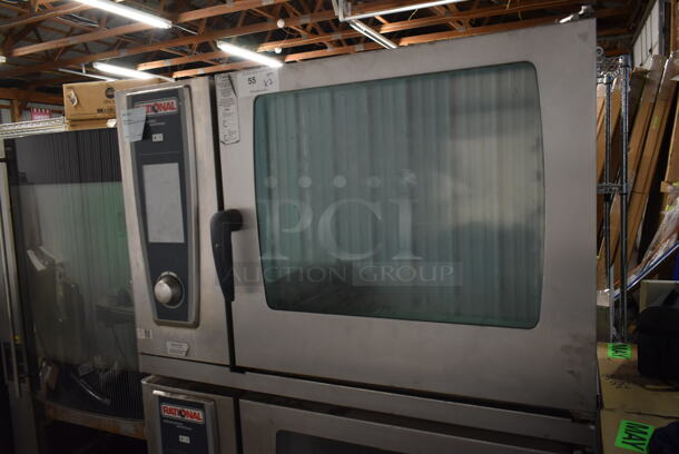 2 2013 Rational Stainless Steel Commercial Combitherm Self Cooking Center Convection Ovens on Commercial Casters. Top Model: SCC WE 62. Bottom Model: SCC WE 102. 480 Volts, 3 Phase. 2 Times Your Bid! - Image 2 of 9