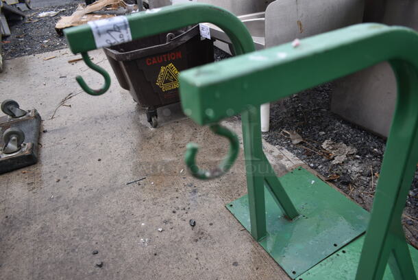 3 Green Metal Hooks. 3 Times Your Bid! - Image 5 of 5