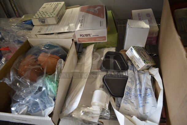 ALL ONE MONEY! Tier Lot of Various Items Including Dental Supplies Like Polybite - Image 4 of 8