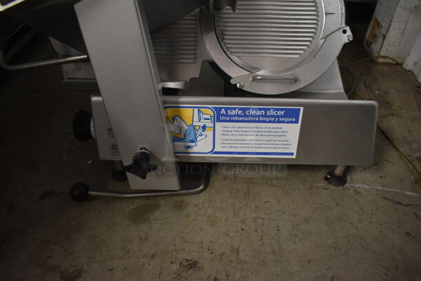 2017 Bizerba GSP H Stainless Steel Commercial Countertop Meat Slicer. 120 Volts, 1 Phase. Tested and Working! - Image 4 of 8