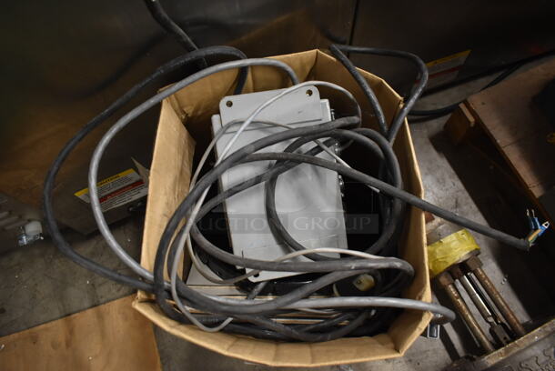 ALL ONE MONEY! Lot of Hoffman Control Box and Various Poly Trays - Image 2 of 4