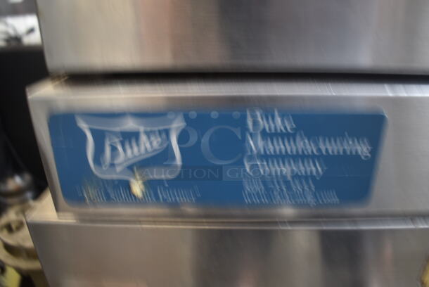 2 Baker's Pride And Duke Commercial Stainless Steel Double Deck Convection Ovens With Steel Racks. Baker's Pride is Natural Gas and Duke is Electric Powered. 2 Times Your Bid!  - Image 9 of 10