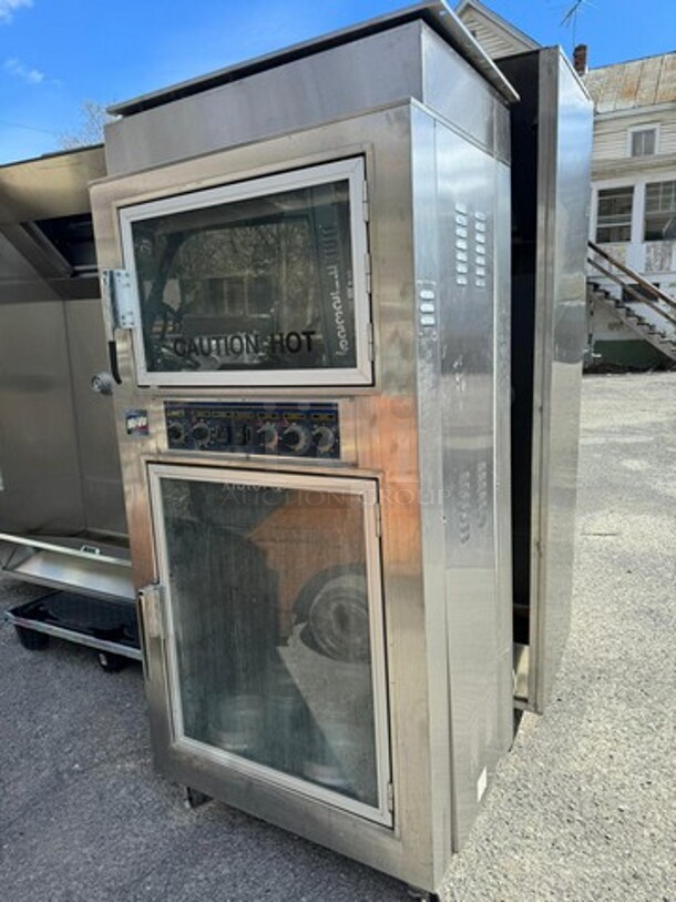 Nu-vu SUB-123 Electric Combination Oven And Proofer 208V, 36X25X77 Very nice condition, On Casters!