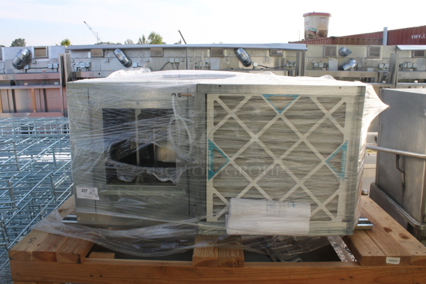 BRAND NEW SCRATCH AND DENT! 2022 Above Air HKC-036X-4-000-00-00-SF-MI-A Metal Commercial Ceiling Mounted Horizontal Air Conditioner. 460 Volts, 3 Phase.  - Image 2 of 6