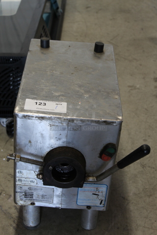 Torrey M-22RW2 Stainless Steel Commercial Countertop Meat Grinder. 220 Volts, 1 Phase. 