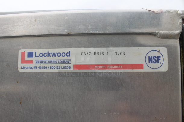 Lockwood Metal Commercial Enclosed Pan Transport Rack on Commercial Casters. - Image 9 of 9