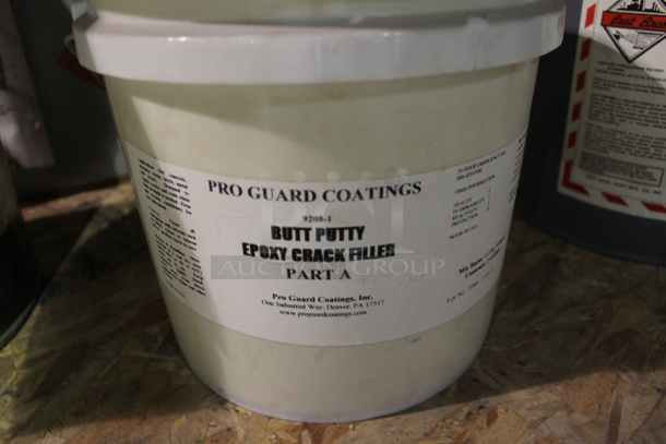 ALL ONE MONEY! PALLET LOT of Various Barrels Including 6411 Equipment Enamel, Tint-ayd EP 30-43 Light Lemon Yellow Oxide, Butt Putty Epoxy Crack Filler. BUYER MUST REMOVE. - Image 5 of 8