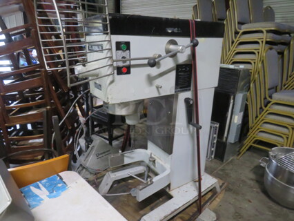 One Blakeslee 40 Quart Planetary Mixer. Unable To Test. Model# DD-40. 208 Volt. 3 Phase. 