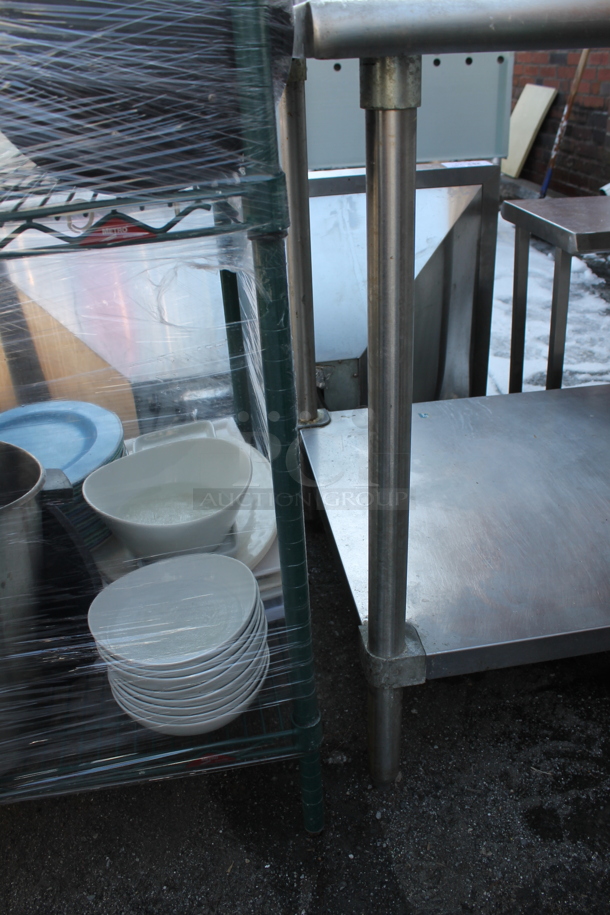 Stainless Steel Table w/ Under Shelf. - Image 4 of 4